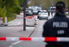 صورة مقتل مسلح بساطور برصاص الشرطة جنوب ألمانيا