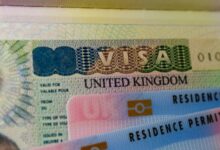 صورة انخفاض كبير في نسب منح المهاجرين تأشيرة دخول بريطانيا