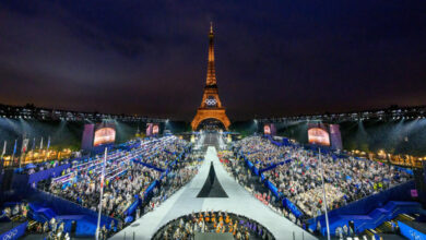 صورة افتتاح أولمبياد باريس بحفل أسطوري على نهر السين