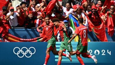 صورة أولمبياد باريس.. إلغاء هدف الأرجنتين وإعلان فوز المغرب في مباراة توقفت ساعتين