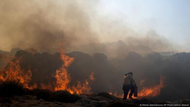 صورة الحرائق في جنوب فرنسا تدفع السلطات لإجلاء 3 آلاف سائح